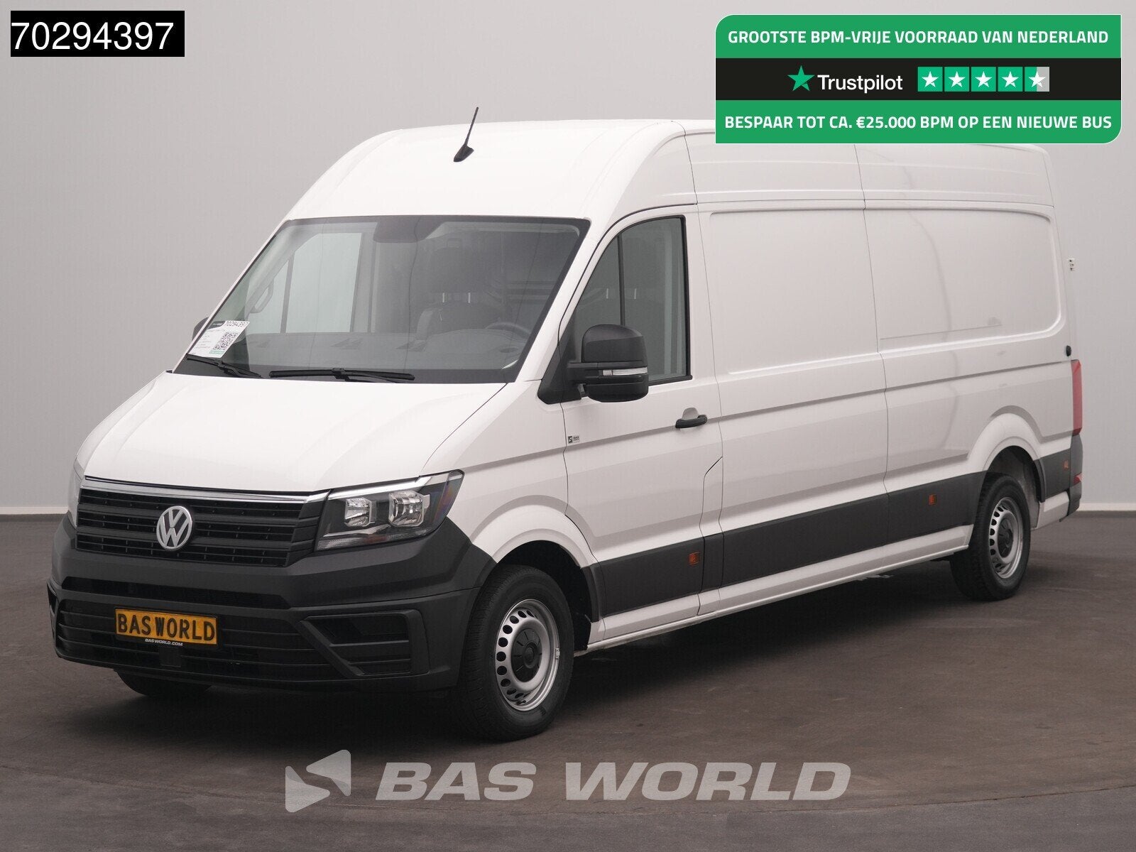 Volkswagen Crafter 177pk Koelwagen Carrier Viento 350 L4H3 A, Auto's, Start-stop-systeem, Stof, Gebruikt, Euro 6