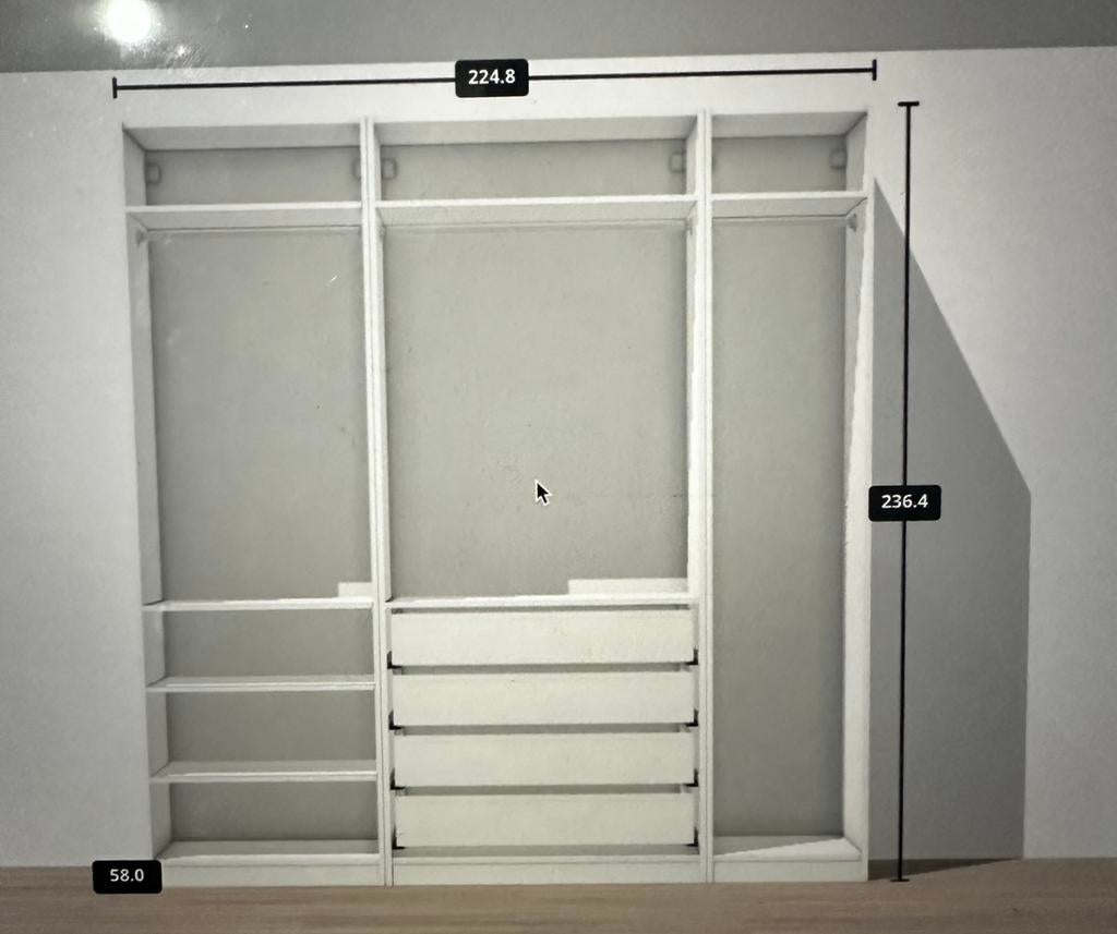 A vendre / te koop pax IKEA, Ophalen, Zo goed als nieuw