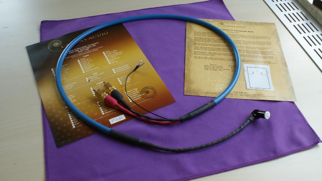 Câble phono HDG Cardas Quadlink 5c !!! Mint !!!, TV, Hi-fi & Vidéo, Tourne-disques, Comme neuf, Enlèvement ou Envoi