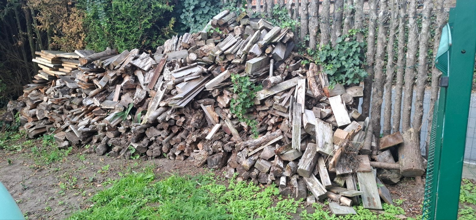 bois de chauffage scié sur mesure, Enlèvement