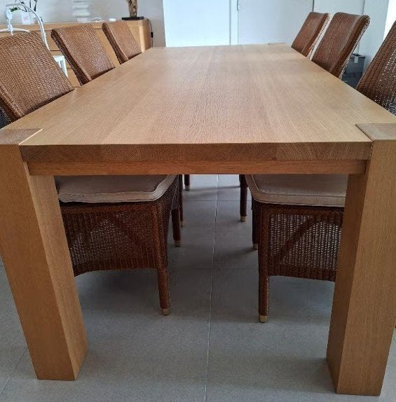 Eettafel voor 8 - 10 personen, Landelijk modern, 100 à 150 cm, Enlèvement, Utilisé