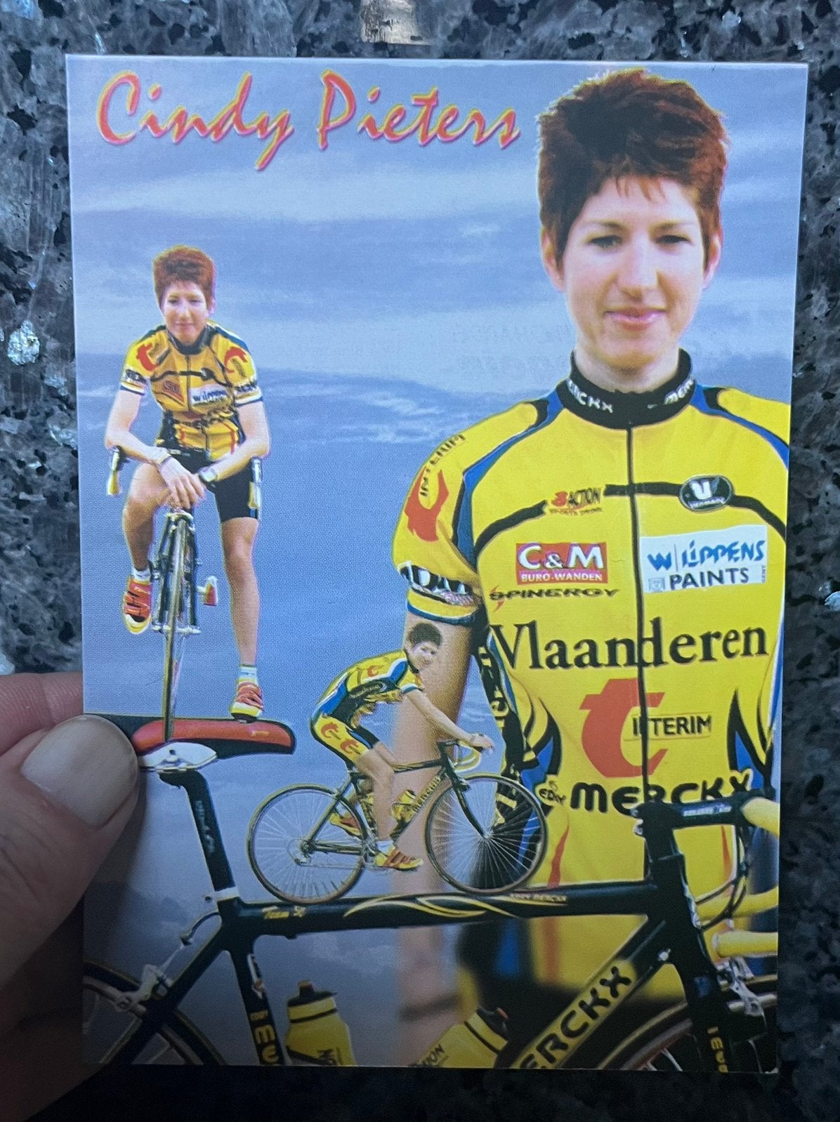 Wielrenster Cindy Pieters, Ophalen, Zo goed als nieuw