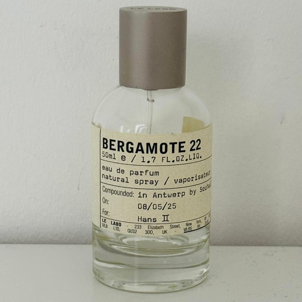 BERGAMOTE 22 LE LABO 50ML PARFUMFLES LEEG PERFECTE STAAT, Ophalen of Verzenden, Zo goed als nieuw