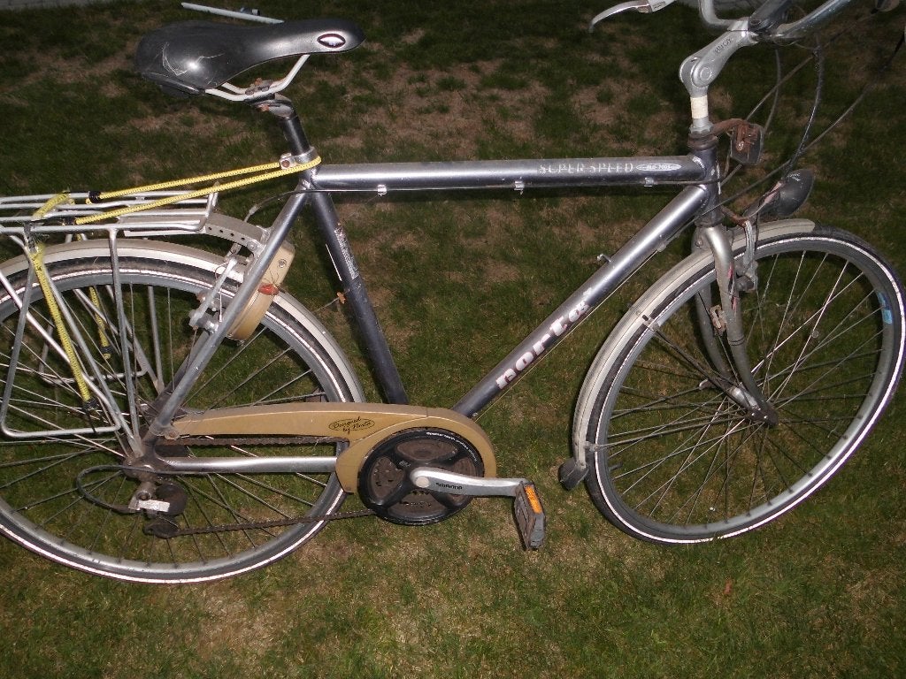 heren fiets, Vélos & Vélomoteurs, Autres marques, Vitesses, Frein sur jante, Enlèvement
