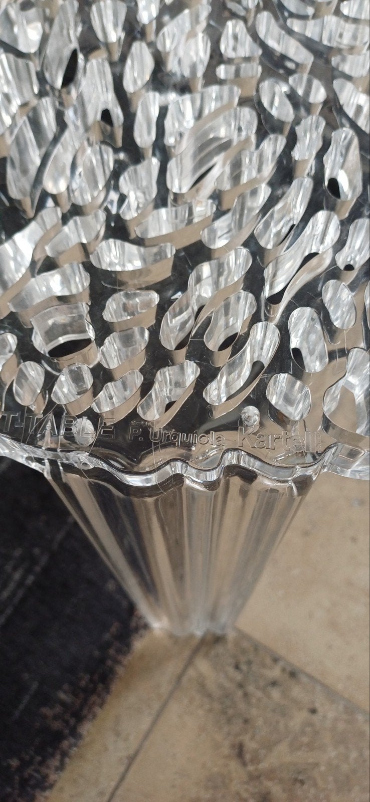table d'appoint kartell, Design, Rond, Synthétique, Enlèvement
