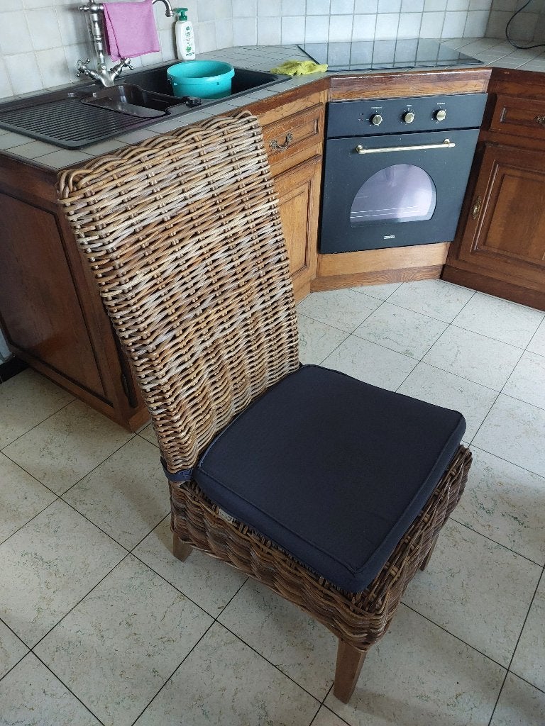 Chaises, Maison & Meubles, Neuf, Osier ou Rotin, Brun, Enlèvement