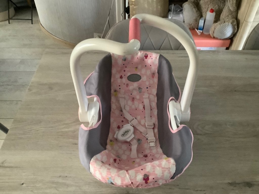 Baby Born speelgoed maxi cosi (15x47 cm), Kinderen en Baby's, Ophalen of Verzenden, Zo goed als nieuw, Overige typen