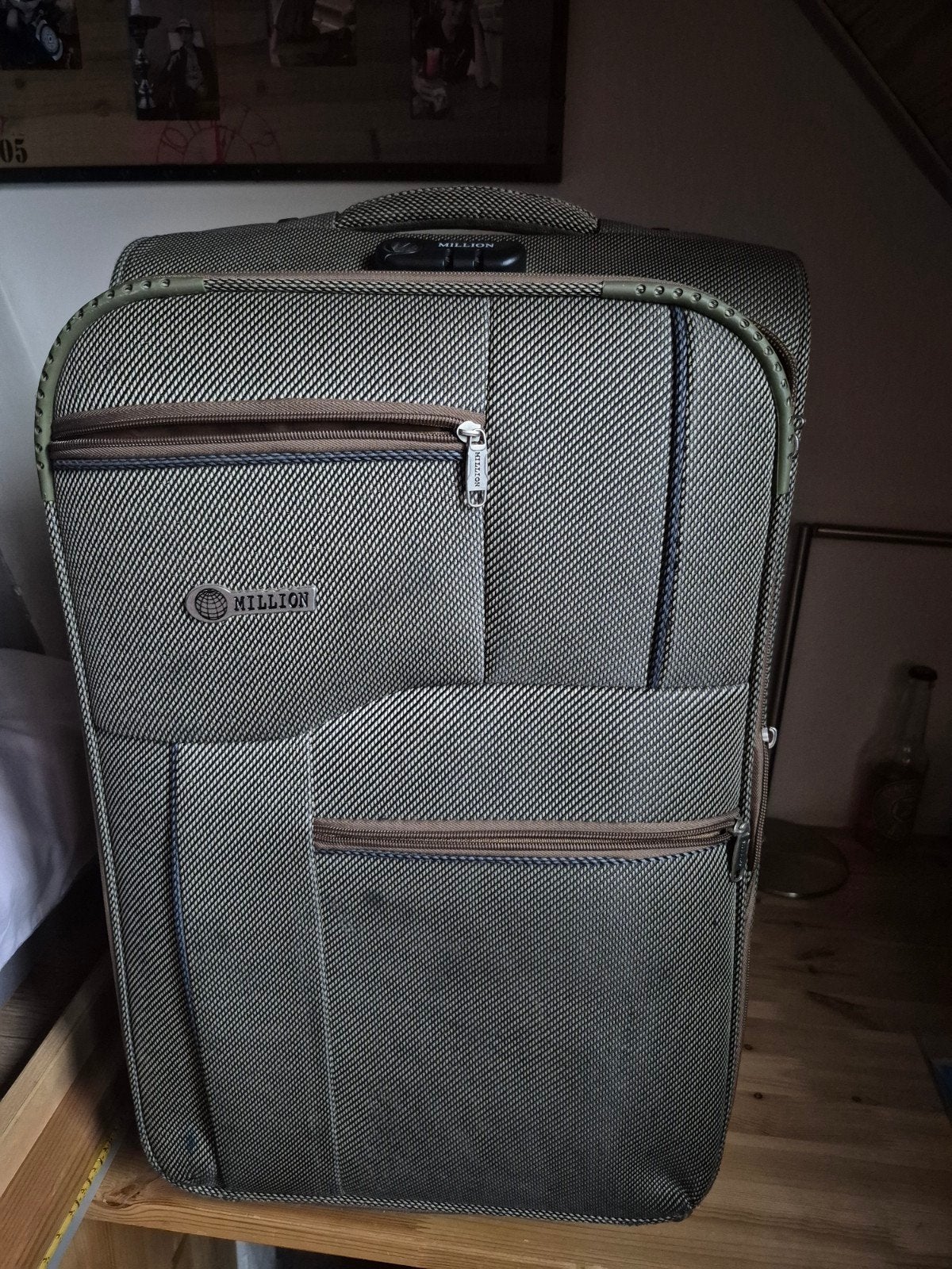 sac de voyage, Enlèvement, Comme neuf, Autres matériaux, Roulettes