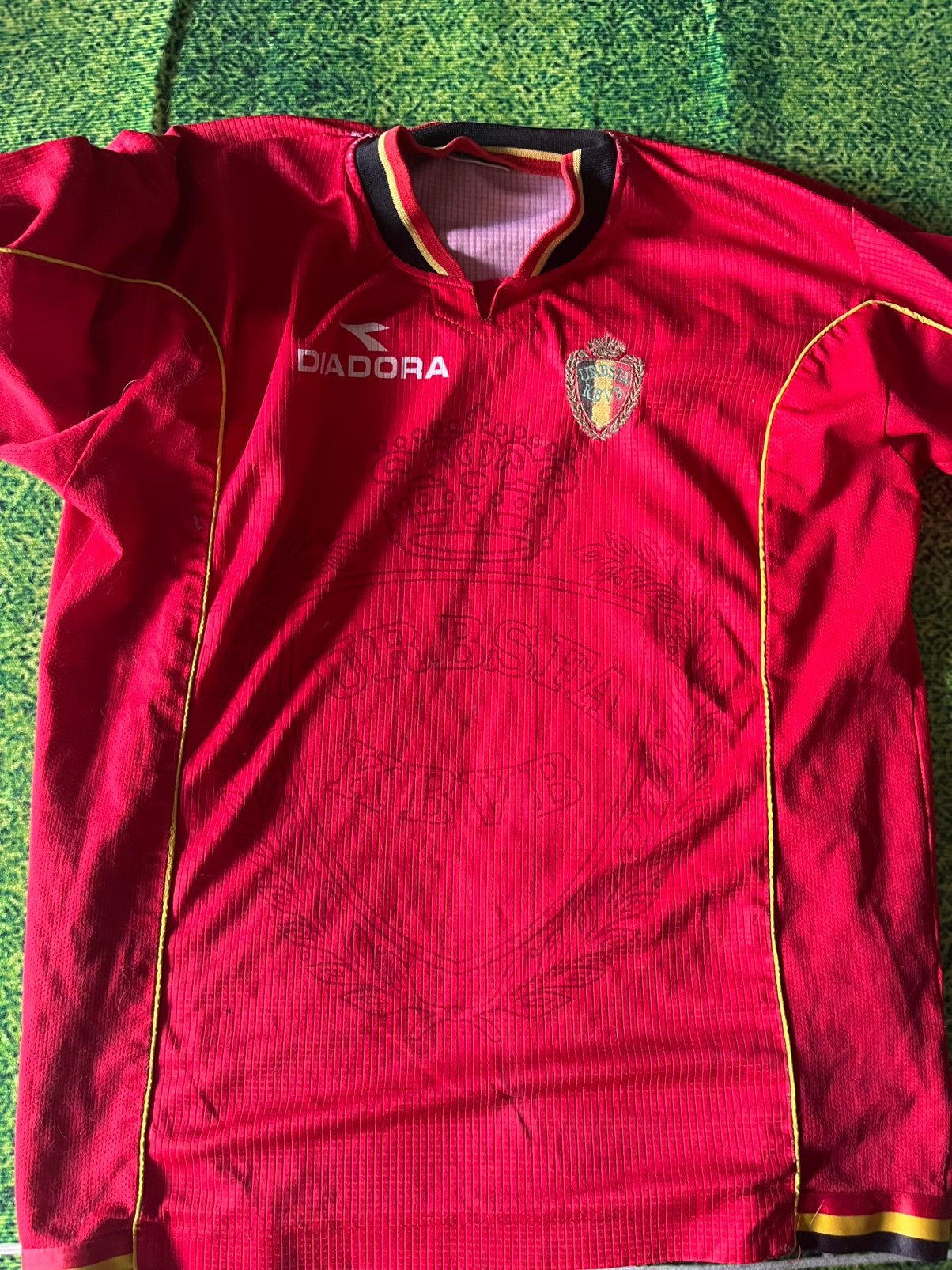 Maillot diadora belgique diables rouges, Enlèvement ou Envoi, Comme neuf, Maillot