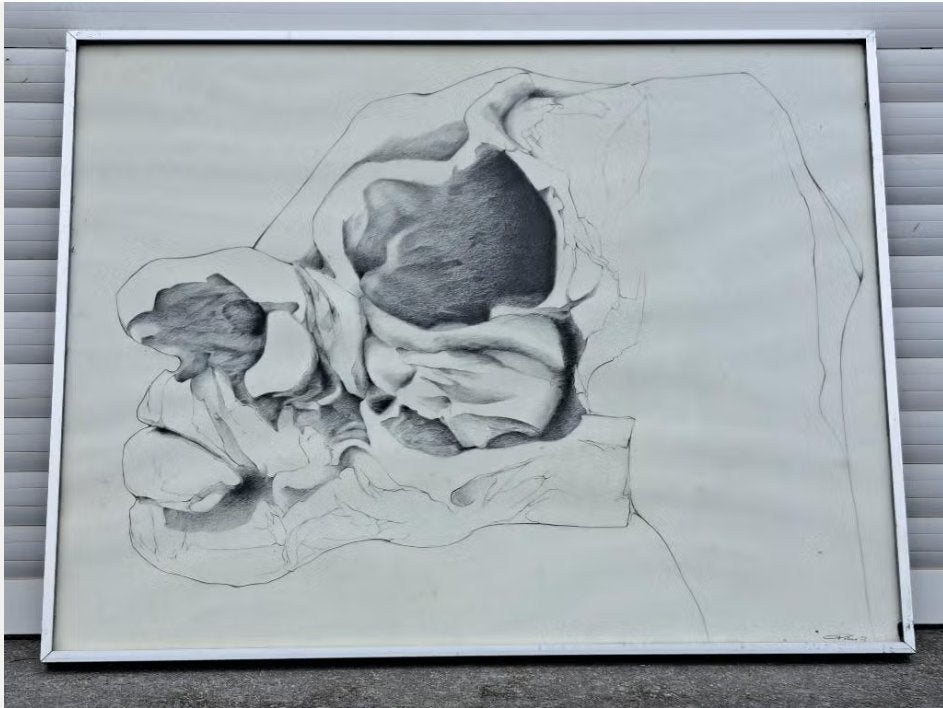 dessin signe georges polus, Antiquités & Art, Enlèvement ou Envoi, Dessin