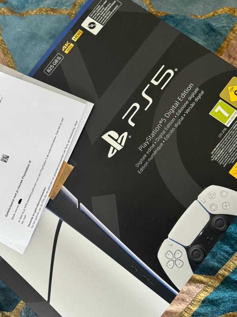 PS5 Slim Digital Edition NIEUW SEALED + Garantie, Games en Spelcomputers, Spelcomputers | Sony PlayStation 5, Nieuw, Playstation 5 Digital