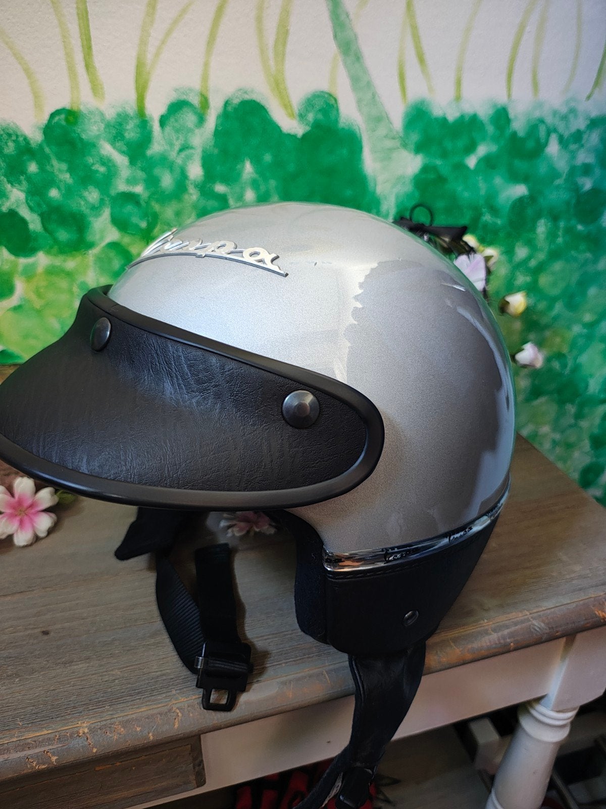 Vespa helm, Fietsen en Brommers, Brommerhelmen, Medium, Verzenden