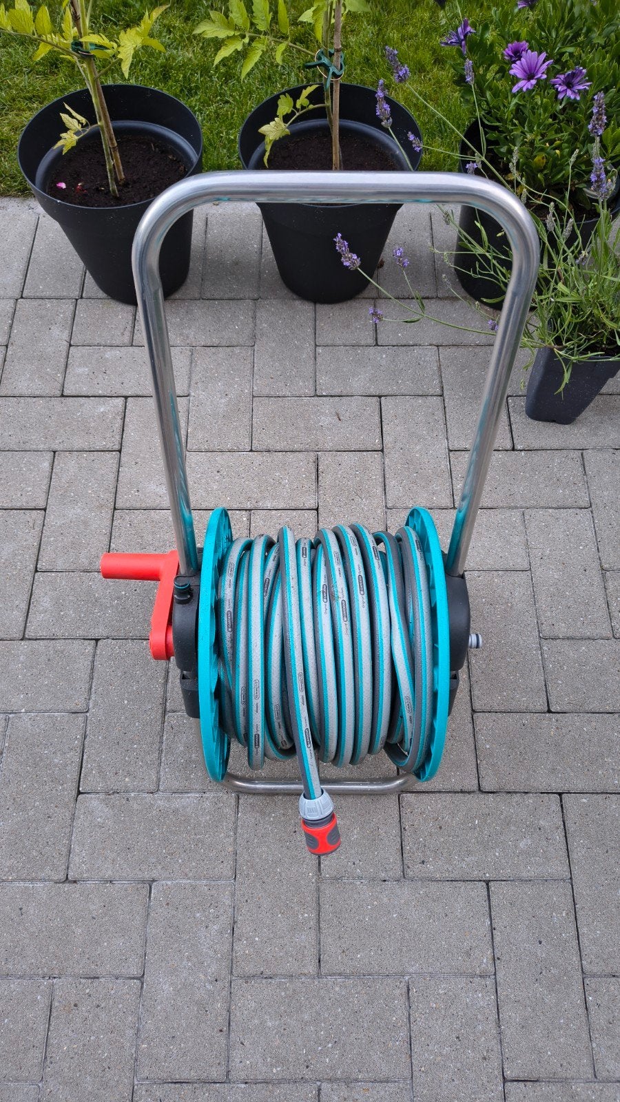 Nieuw! Gardena slangenwagen Aquaroll S set

20meter, Enlèvement