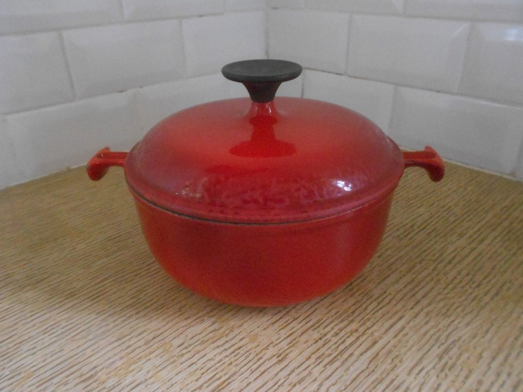 Le Creuset Enzo Mari gietijzeren braadpan. x, Huis en Inrichting, Keuken | Potten en Pannen, Ophalen of Verzenden, Gietijzer, Braadpan
