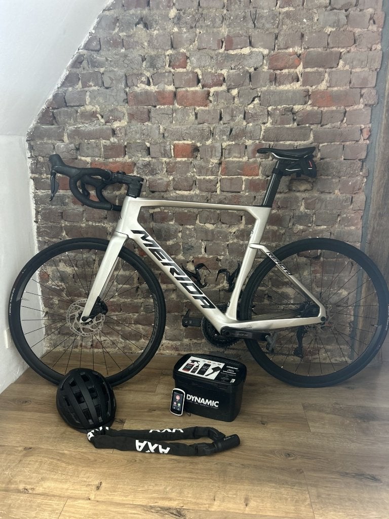 Merida Reacto 6000 DI2 Koersfiets – Maat 56 – Garmin - Titan, Vélos & Vélomoteurs, Autres marques, 10 à 15 vitesses, Enlèvement