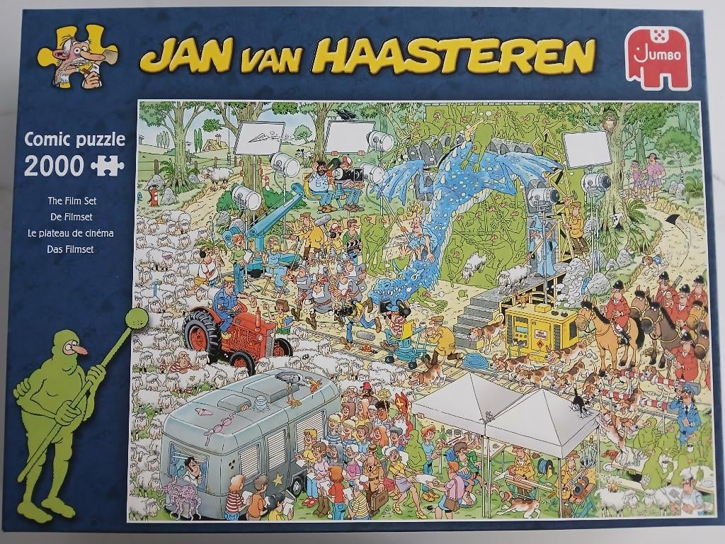 Puzzel Jan van Haasteren 2000 stukjes, Hobby en Vrije tijd, Ophalen, Meer dan 1500 stukjes, Zo goed als nieuw, Legpuzzel
