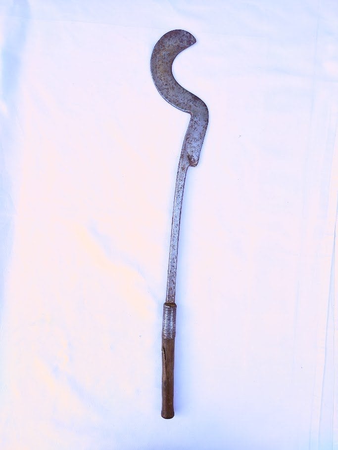 Hutu / Tutsi Bushmes - Rwanda - Afrika, Antiquités & Art, Art | Art non-occidental, 66 cm, Fait main, Afrique, Enlèvement ou Envoi