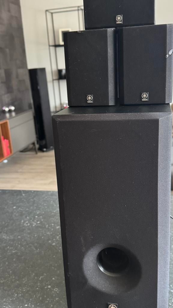 Yamaha 5.1 setje, Audio, Tv en Foto, Home Cinema-sets, Ophalen, Gebruikt, 5.1-systeem, Overige merken