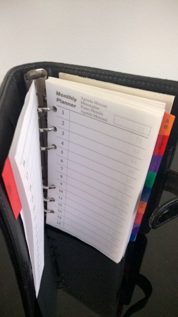 Planner boekje: eeuwigdurend, Ophalen of Verzenden, Nieuw