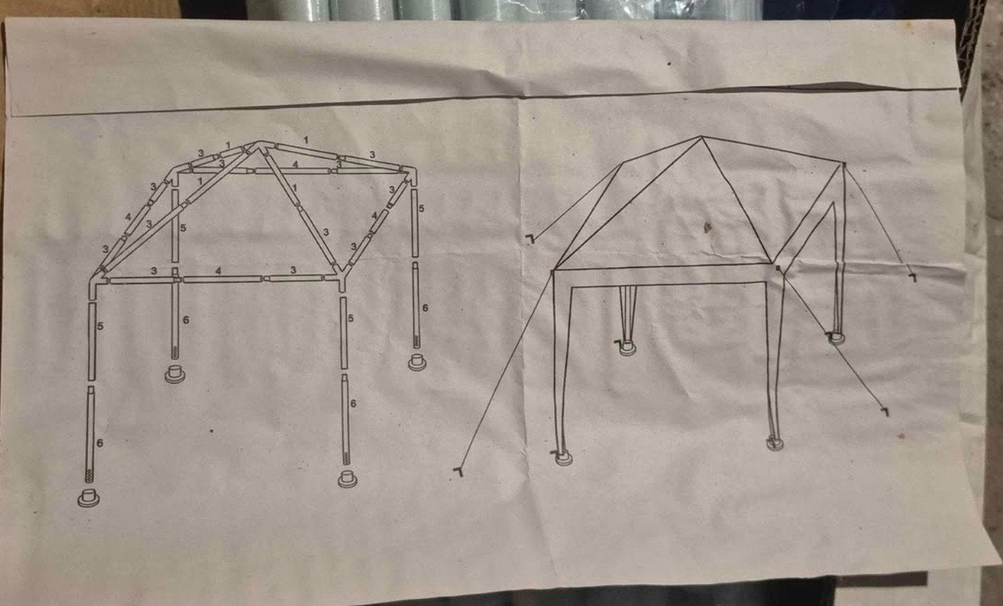 2 tonnelles 3m sur 3, Jardin & Terrasse, Tente de réception, Pliable, Moins de 4 mètres, Comme neuf