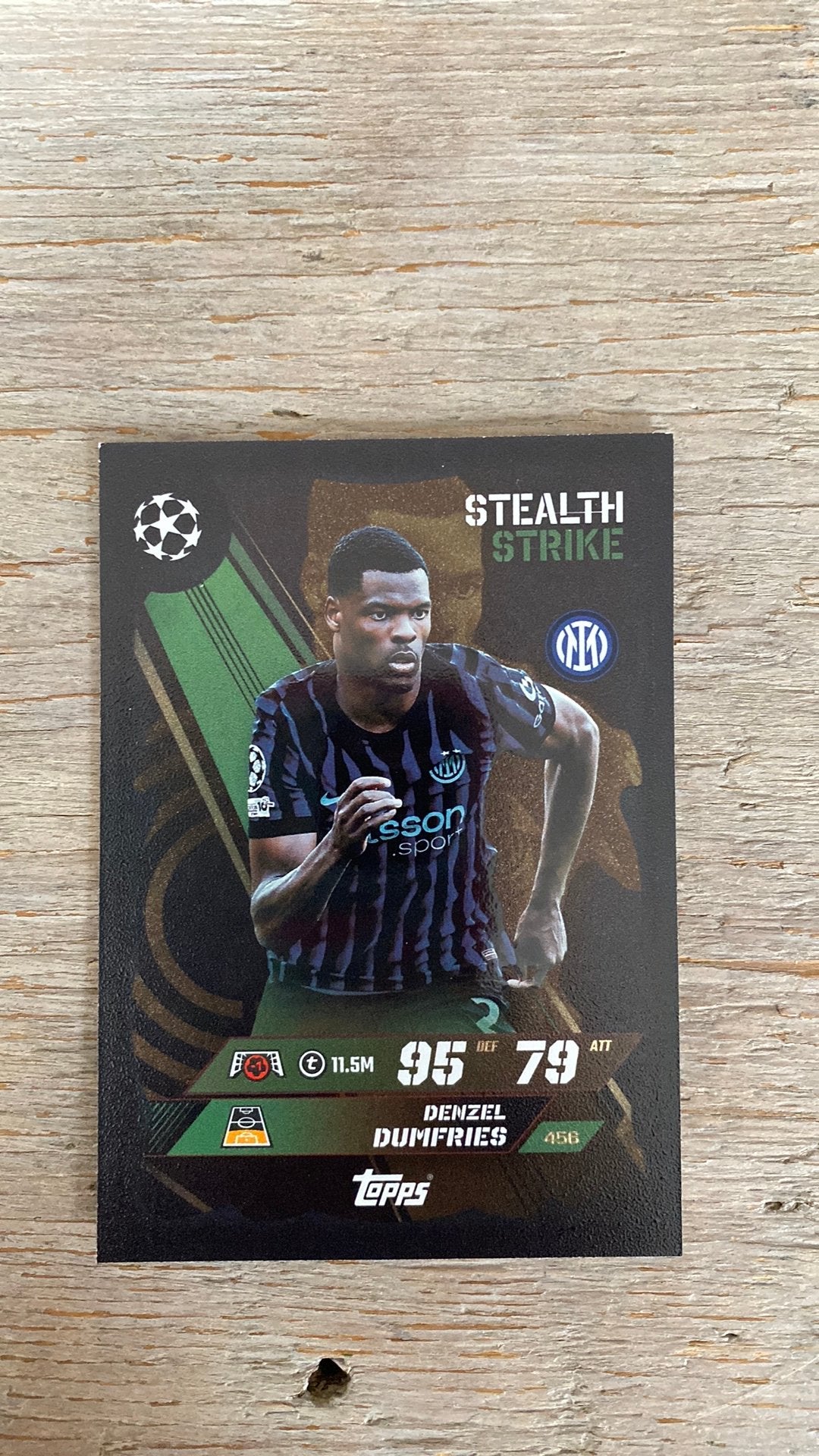 Stealth Strike denzel dumfries Topps Match Attax n 458, Ophalen of Verzenden, Zo goed als nieuw