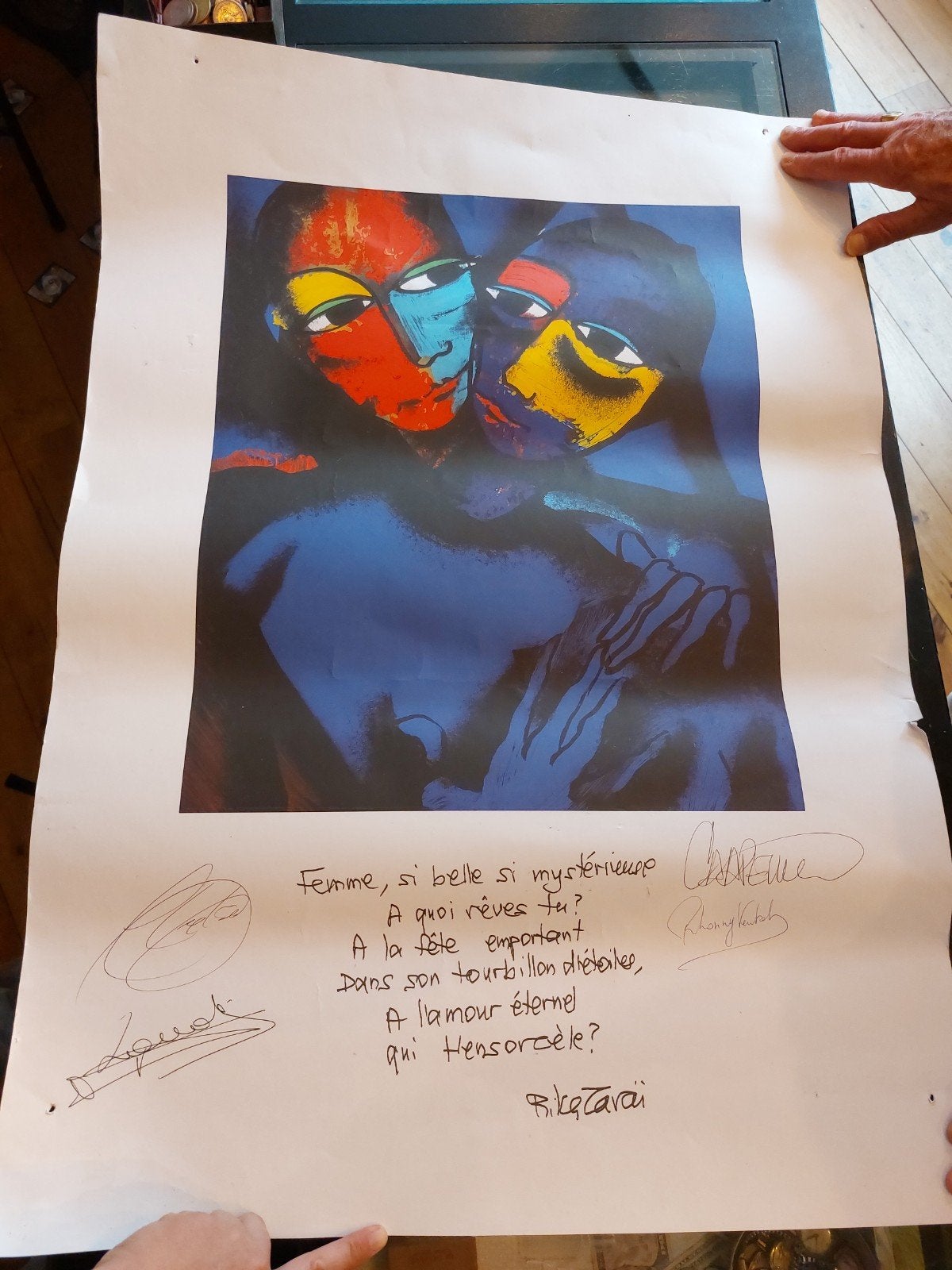affiche Chapelier signé musicien de Rikazarai, Enlèvement, Utilisé