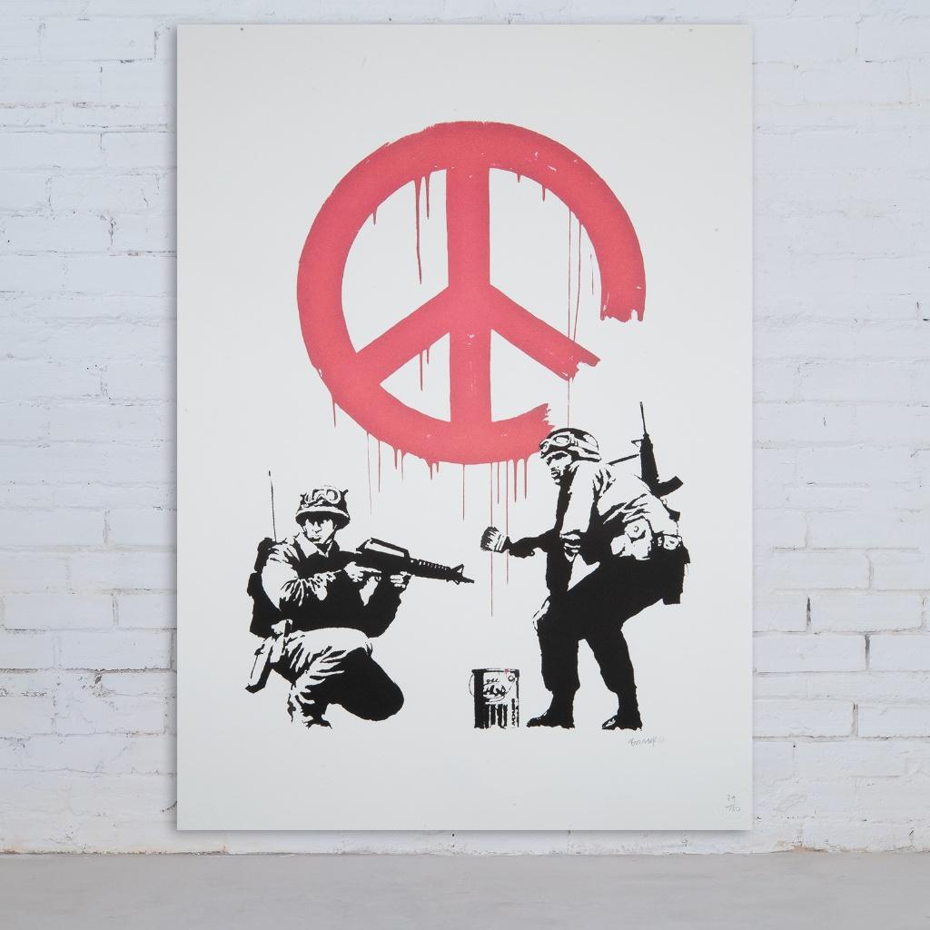 BANKSY CND Soldiers, Ophalen of Verzenden