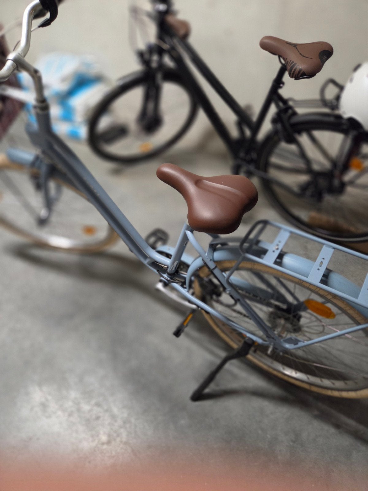 Decathlon Elops damesfiets — bijna nieuw, met mand, Fietsen en Brommers, Fietsen | Driewielfietsen, Ophalen, Zo goed als nieuw