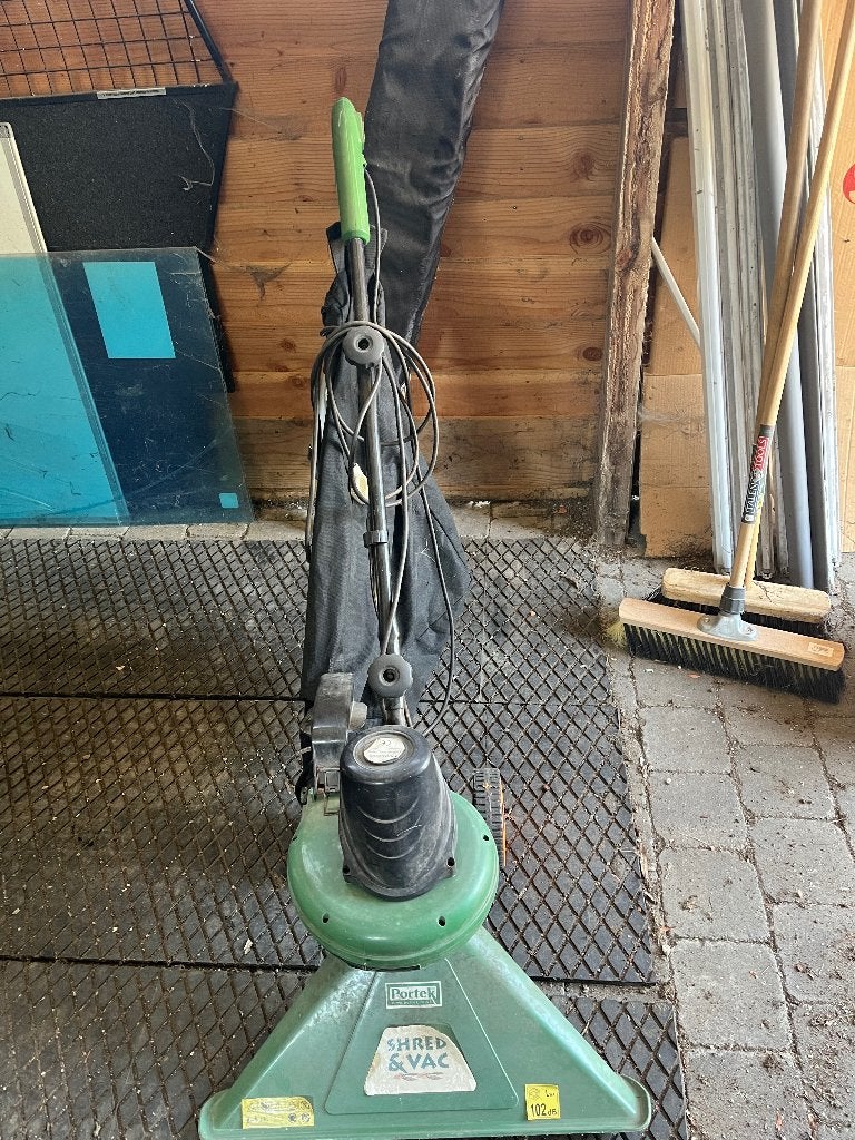 Blad/stofzuiger, Ophalen, Gebruikt, Portek, Elektrisch