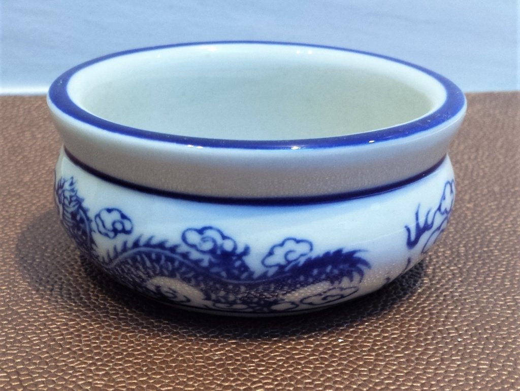 chinees potje porselein 7 cm, Ophalen of Verzenden