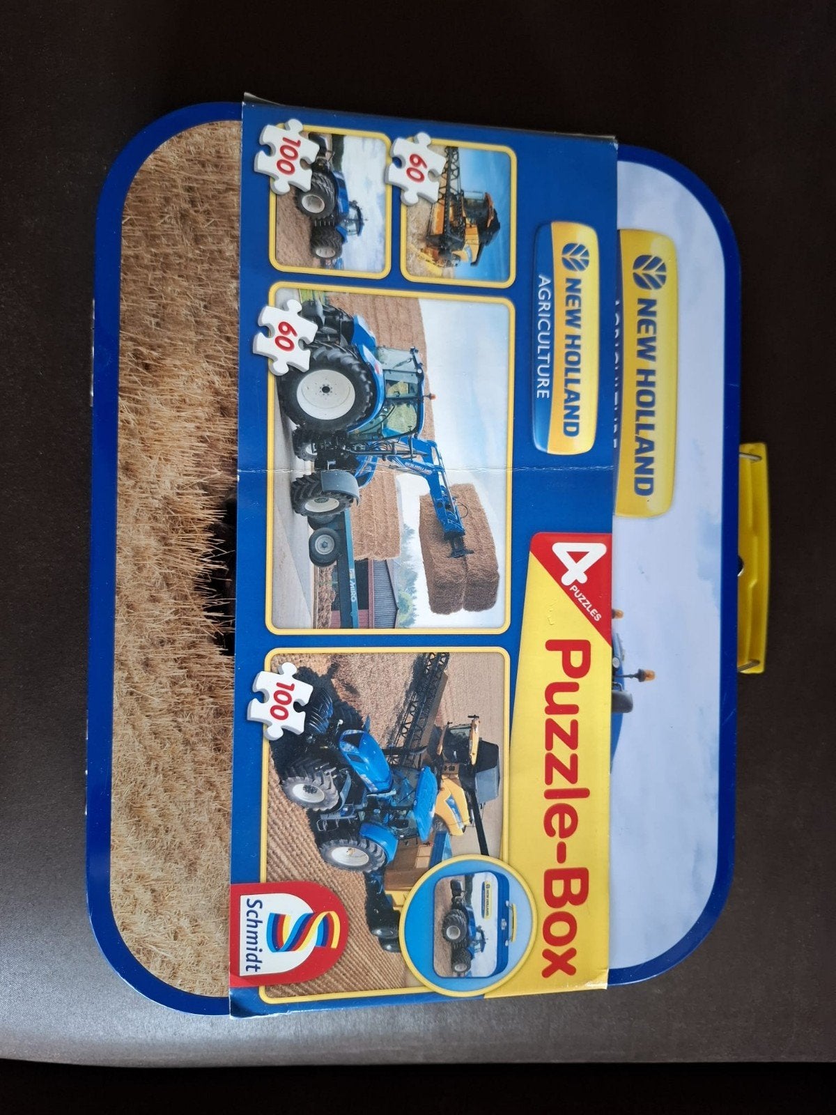 puzzel box tractors 4 stuks, Kinderen en Baby's, Ophalen