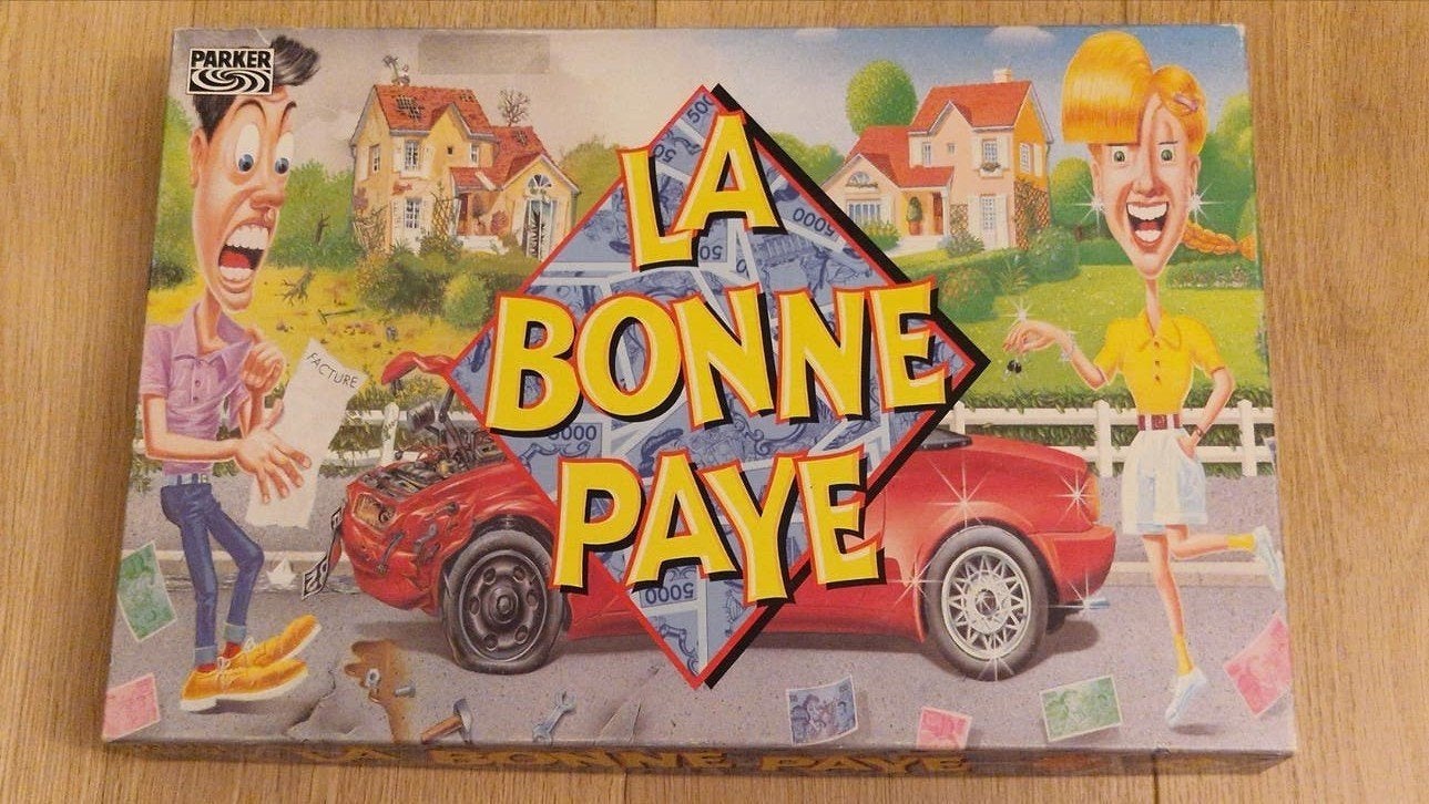 Jeu La bonne paye vintage, Hobby & Loisirs créatifs, Enlèvement, Utilisé, MB