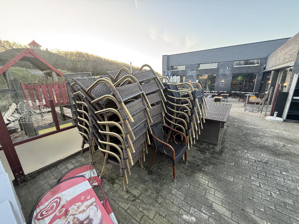 Terras toebehoren, tafels en stoelen, Ophalen, Gebruikt, Meubilair
