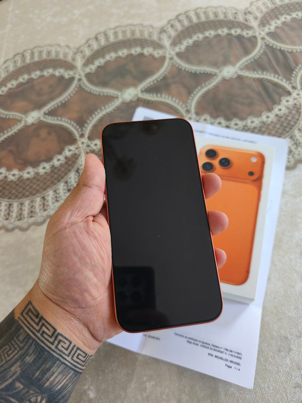 Iphone 17 Pro Max 256 Gb / Facture + Garantie, Télécoms, Téléphonie mobile | Apple iPhone, Enlèvement ou Envoi, Comme neuf, 256 GB
