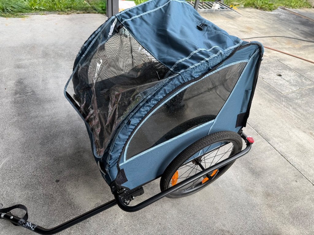 Remorque à vélo pour enfants, Vélos & Vélomoteurs, Enlèvement, Comme neuf, Remorque pour enfant, 20 à 40 kg