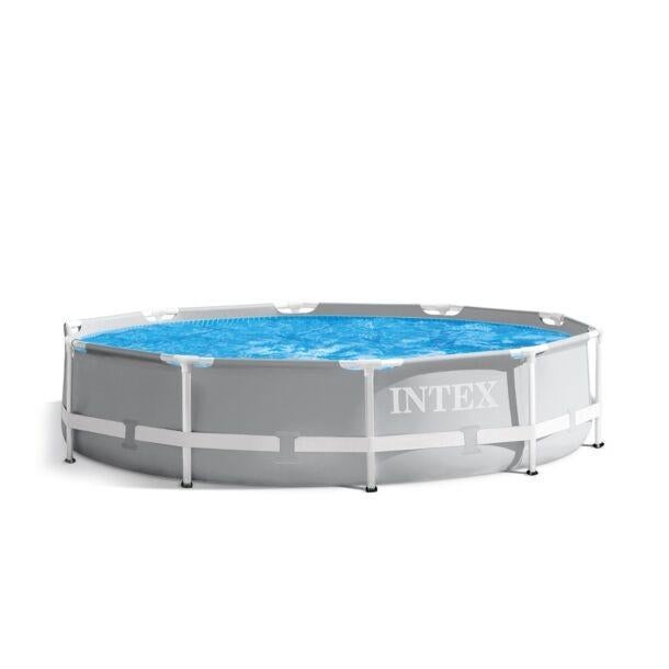 Intex prism frame zwembad 305 x 76 met zandfilter en extras, Ophalen, Opzetzwembad