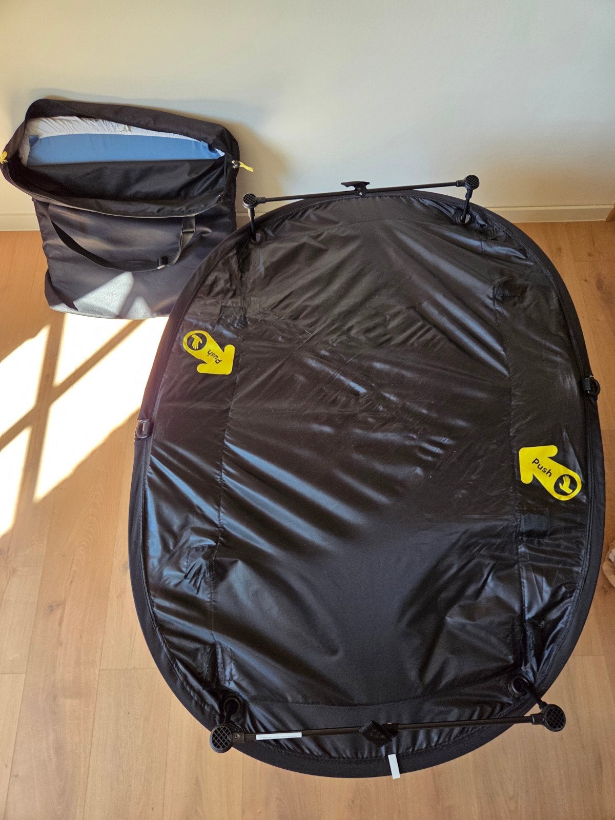 Reisbed aeromoov, Ophalen, Zo goed als nieuw, Matras