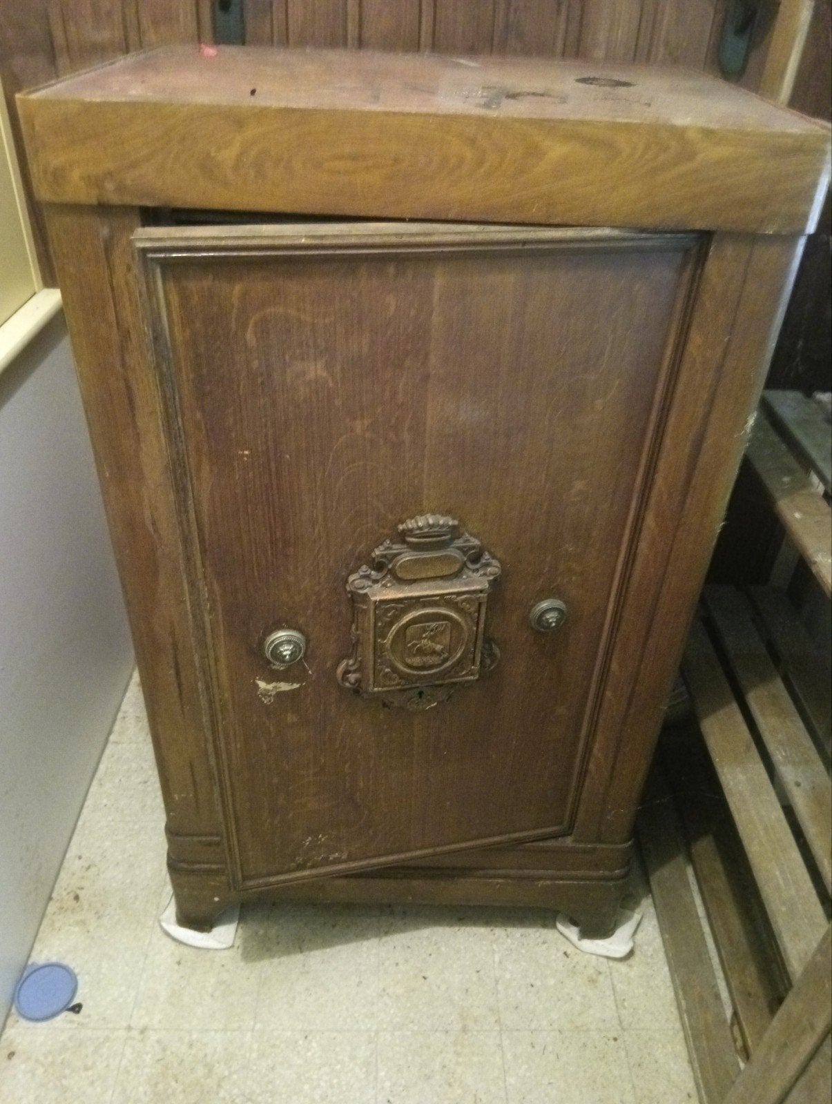 Antieke brandkast, Ophalen, Gebruikt, Brandkast