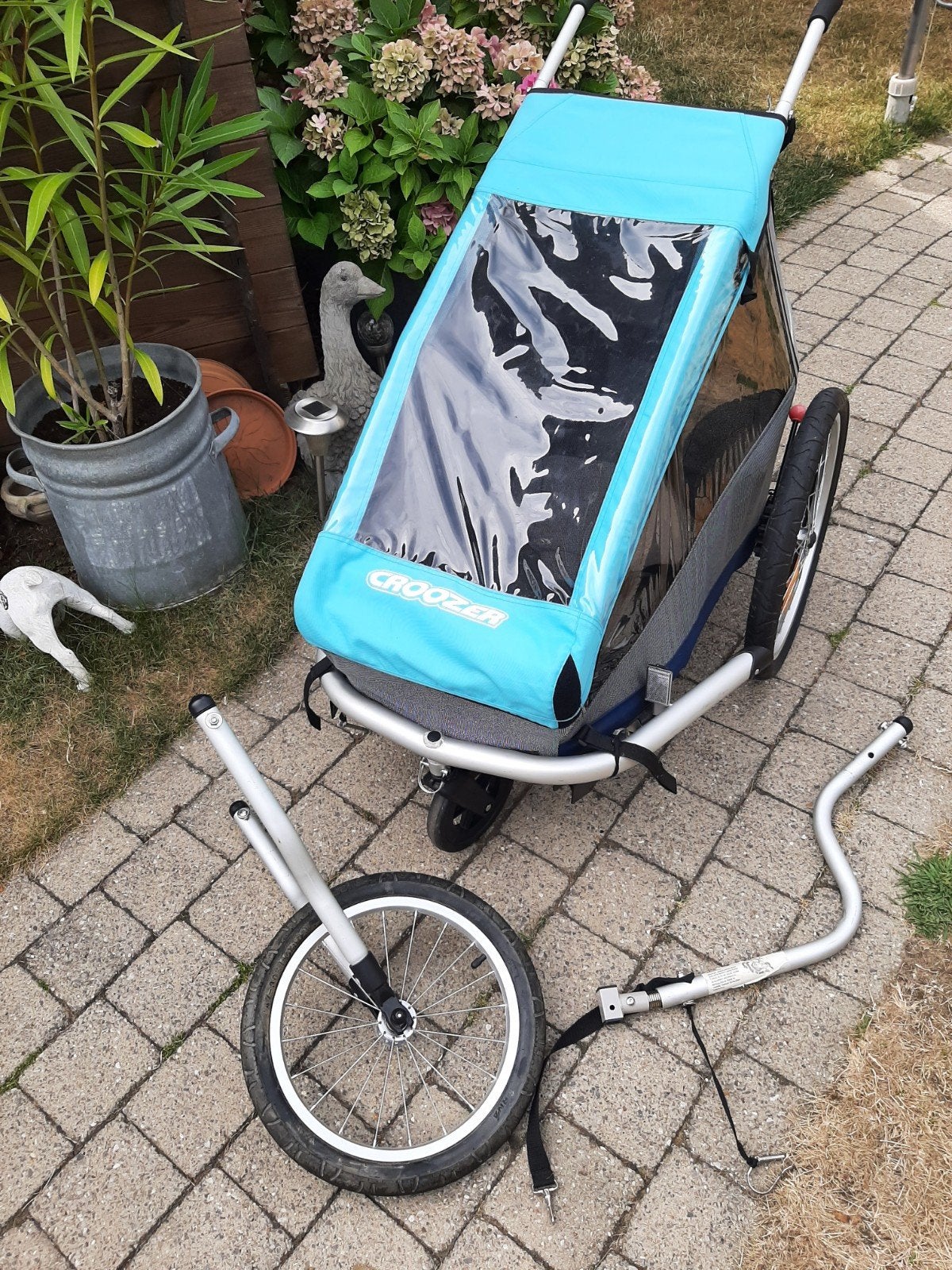 Remorque à vélo Croozer pour 1 enfant, Enlèvement