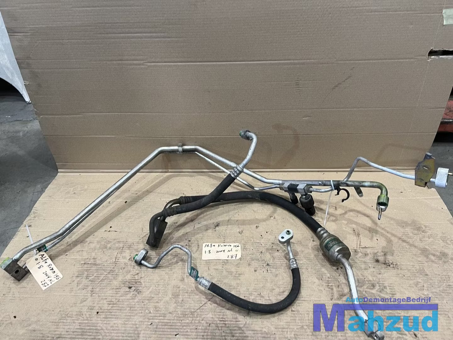 ALFA ROMEO 156 1.8 T.spark airco slang leiding set 1997-2005, Gebruikt, Dpofca@stellantis.com, Stellantis Europe S.p.A., Alfa Romeo