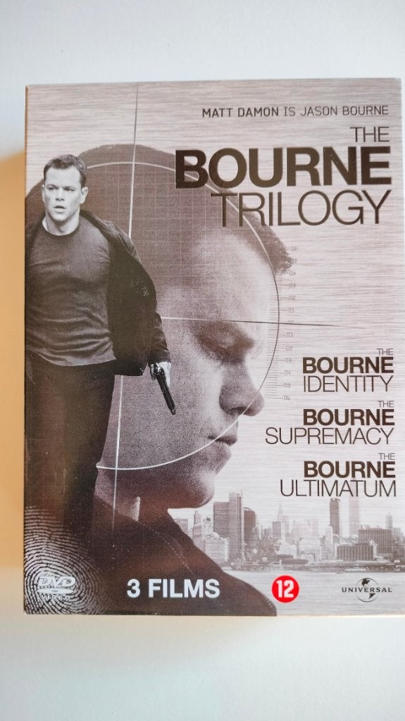 Dvd box Bourne trilogy, Action, Enlèvement ou Envoi, Anglais, Comprend un boîtier