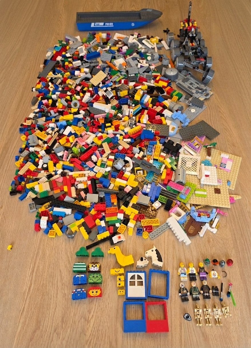 lot lego en vrac star wars city friends creator vintage, Lego, Minifigurines incluses, Utilisé, Briques en vrac