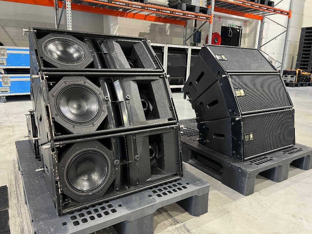 Martin Audio Synco W8LMD 2x8"/2x1" array active/passive (7x), Audio, Tv en Foto, Luidsprekerboxen, Ophalen of Verzenden, Gebruikt