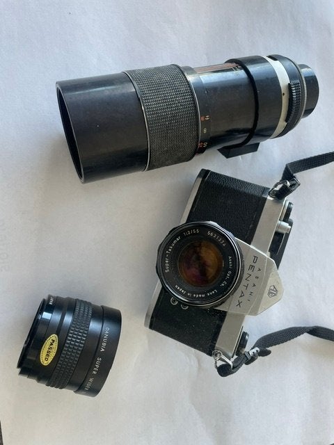 PENTAX SPOTMATIC, Ophalen of Verzenden, Gebruikt, Standaardlens
