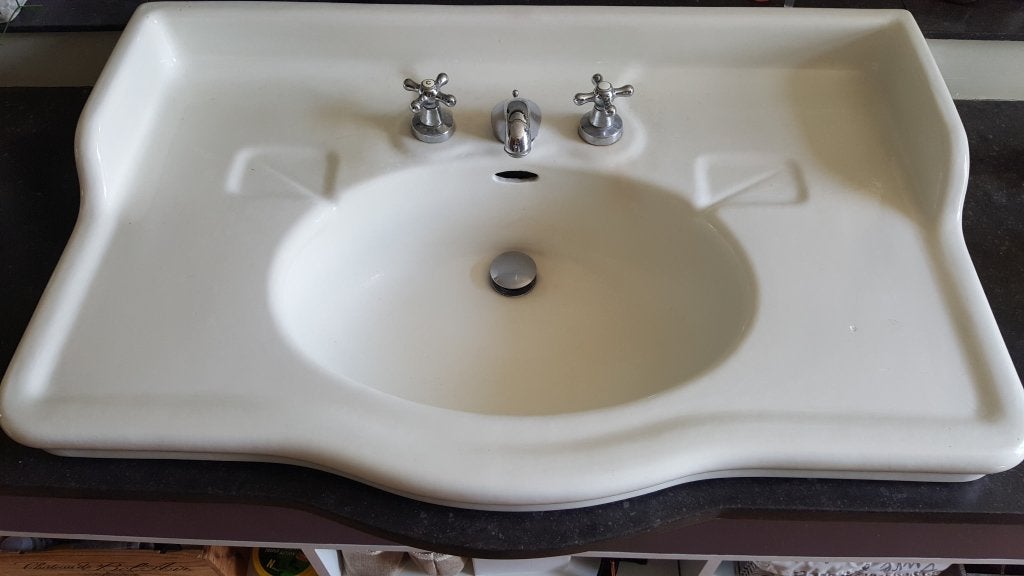 Evier ancien, Enlèvement, Utilisé, Lavabo