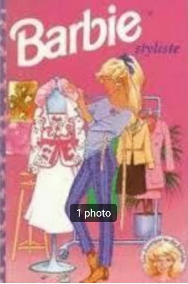 Barbie Modeontwerper (1996), Boeken, Kinderboeken | Kleuters, Zo goed als nieuw, Fictie algemeen, 4 jaar, Jongen of Meisje, Ophalen of Verzenden
