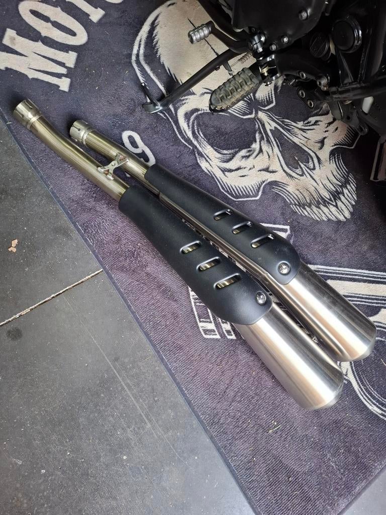 Triumph scrambler 900cc bj 2019 uitlaat, Motoren, Particulier