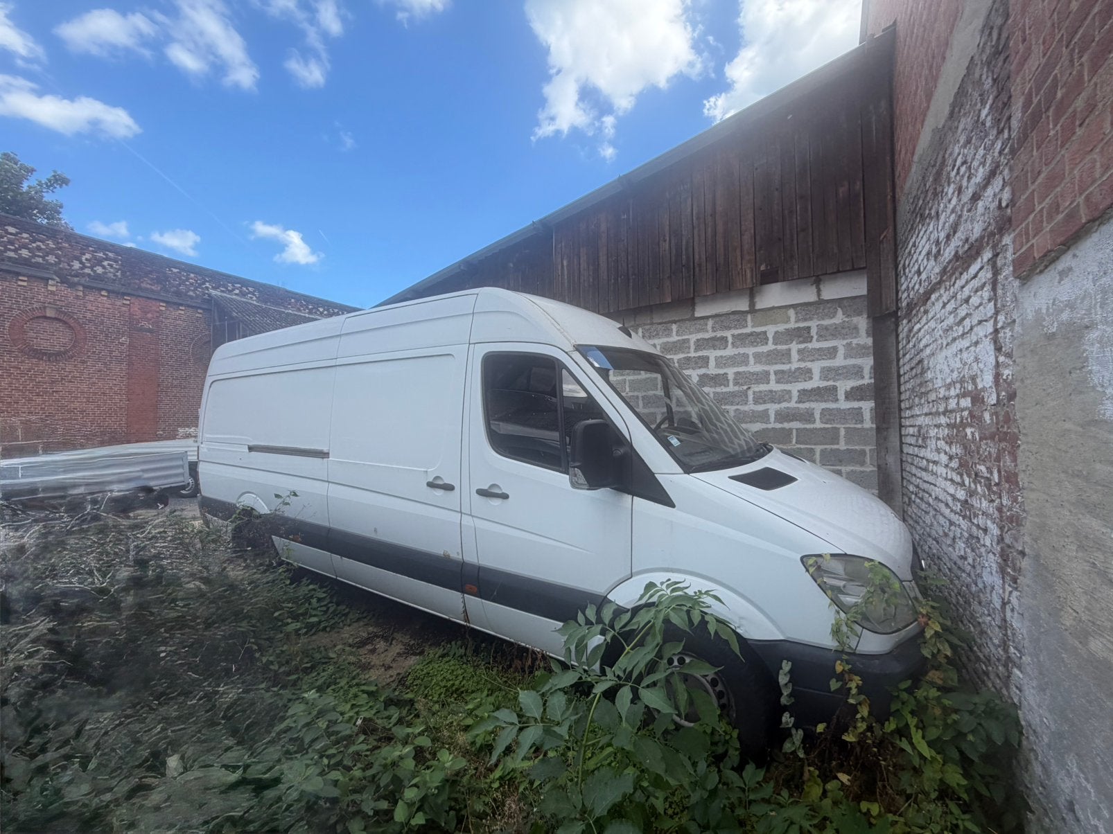 Mercedes Sprinter 313 CDI motorklasse zonder start, Euro 5, Stof, Zwart, 4 cilinders