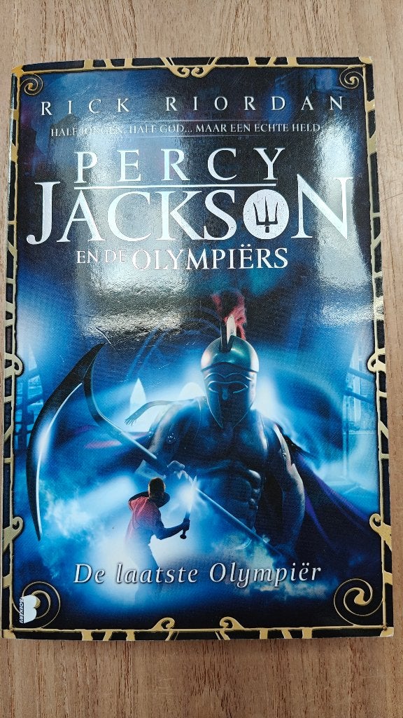 Percy Jackson De laatste Olympiër, Boeken, Ophalen of Verzenden, Gelezen, Rick Riordan
