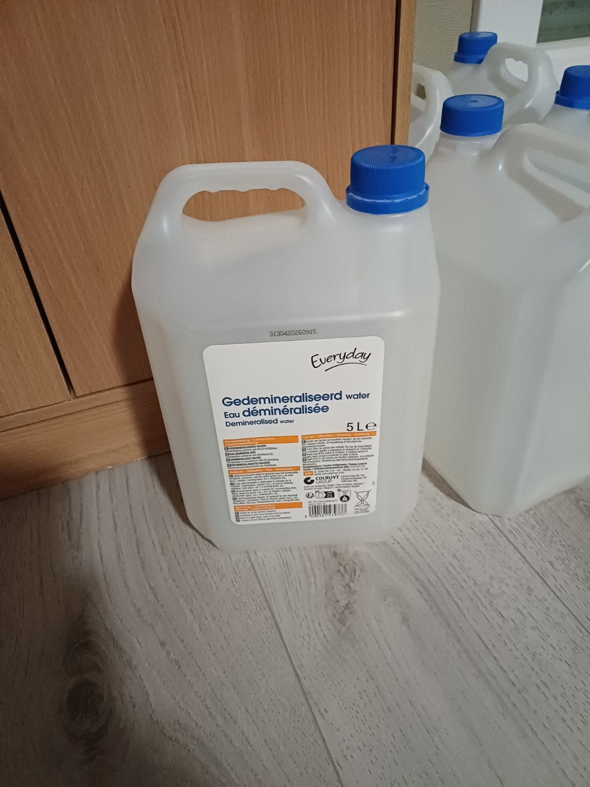 Bidon 5l, Ophalen
